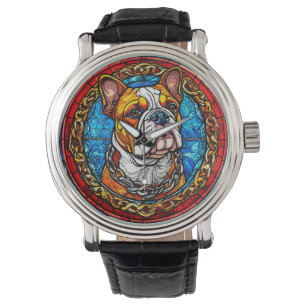 Reloj De Pulsera Bulldog Adorable