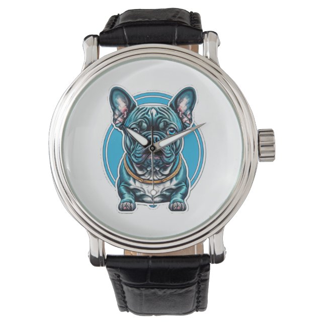 Reloj De Pulsera Bulldog francés (Anverso)