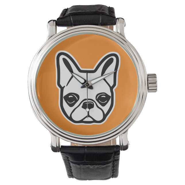 Reloj De Pulsera Bulldog francés (Anverso)