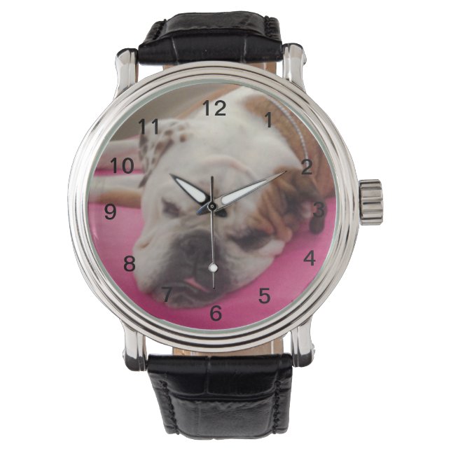 Reloj De Pulsera Bulldog inglés (Anverso)