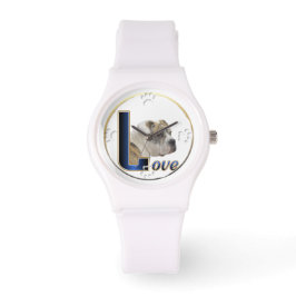 Reloj De Pulsera Bulldog Love Art