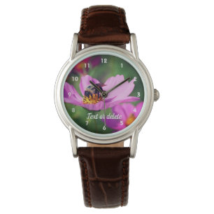 Reloj De Pulsera Bumble Abeja En Cosmos Rosa Personalizado
