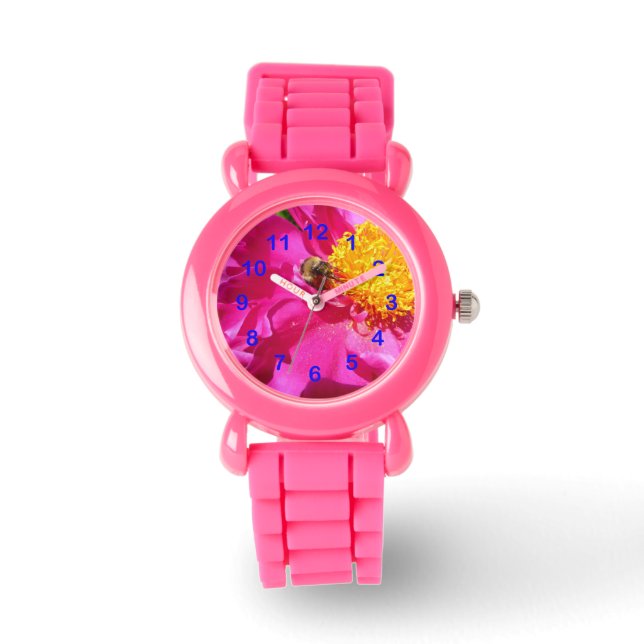 Reloj De Pulsera Bumblebee y Peony (Anverso)