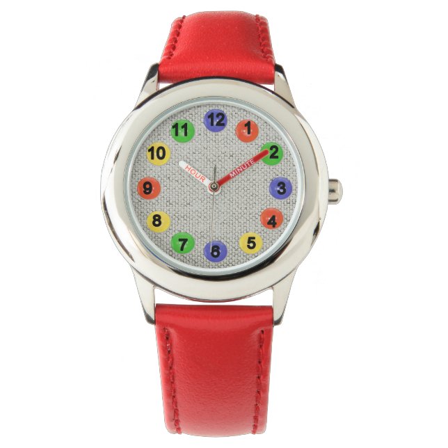 Reloj De Pulsera bunte Zahlen (Anverso)