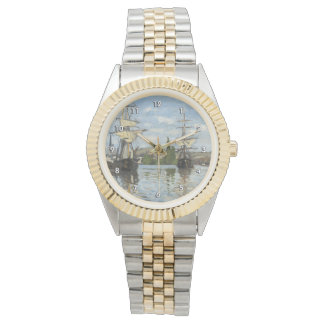 Reloj De Pulsera Buques monet montando en el Bella Artes del Sena