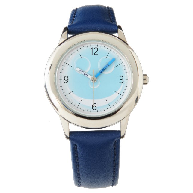 Reloj De Pulsera Burbuja sonriente (Anverso)