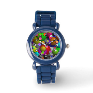 Reloj De Pulsera Burbujas (cara binaria) de Kenneth Yoncich