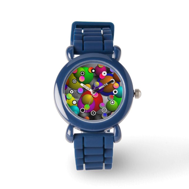 Reloj De Pulsera Burbujas (cara binaria) de Kenneth Yoncich (Anverso)