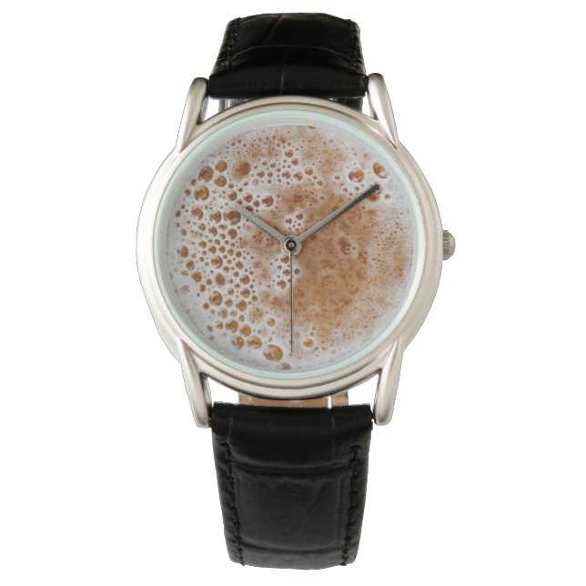 RELOJ DE PULSERA BURBUJAS DE CERVEZA (Anverso)