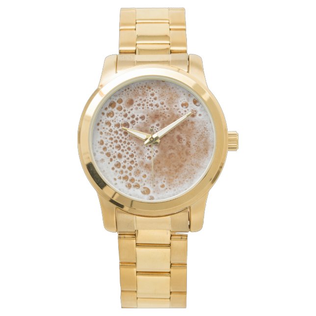 RELOJ DE PULSERA BURBUJAS DE CERVEZA (Anverso)