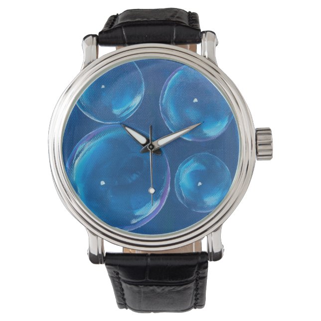 Reloj De Pulsera Burbujas Giratorias (Anverso)