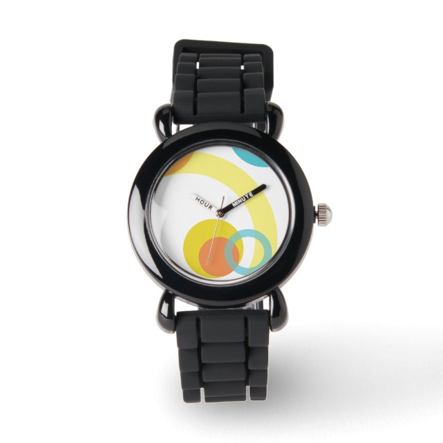 Reloj De Pulsera Burbujas modestas de PixDezines (Anverso)