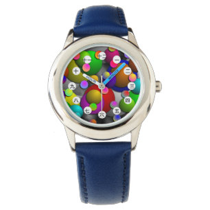 Reloj De Pulsera Burbujas (rostro chino/japonés) de Kenneth Yoncich