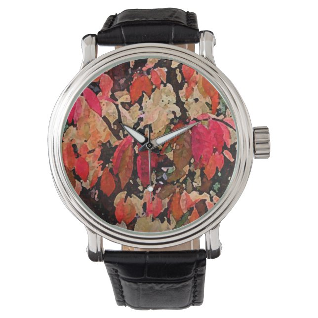 Reloj De Pulsera Burning Bush Abstract Watch (Anverso)