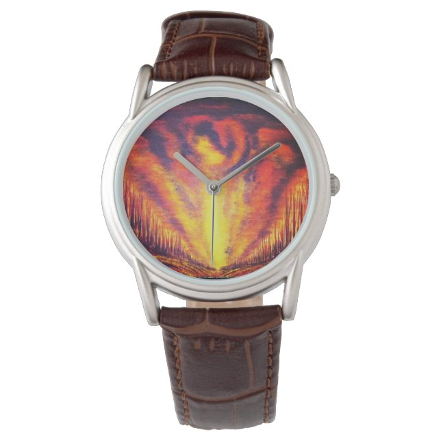 Reloj De Pulsera Burning Sky (Anverso)