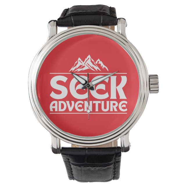 RELOJ DE PULSERA BUSCAR AVENTURA (Anverso)