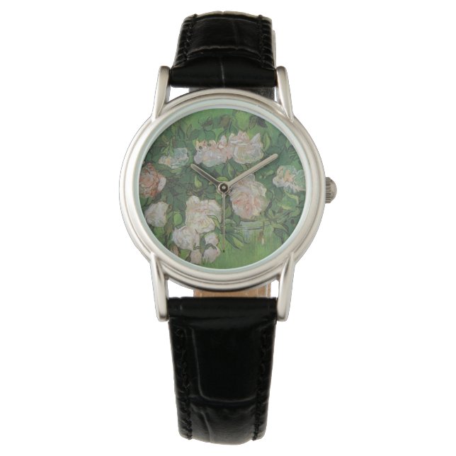 Reloj De Pulsera Bush Rosa por Vincent Van Gogh (Anverso)