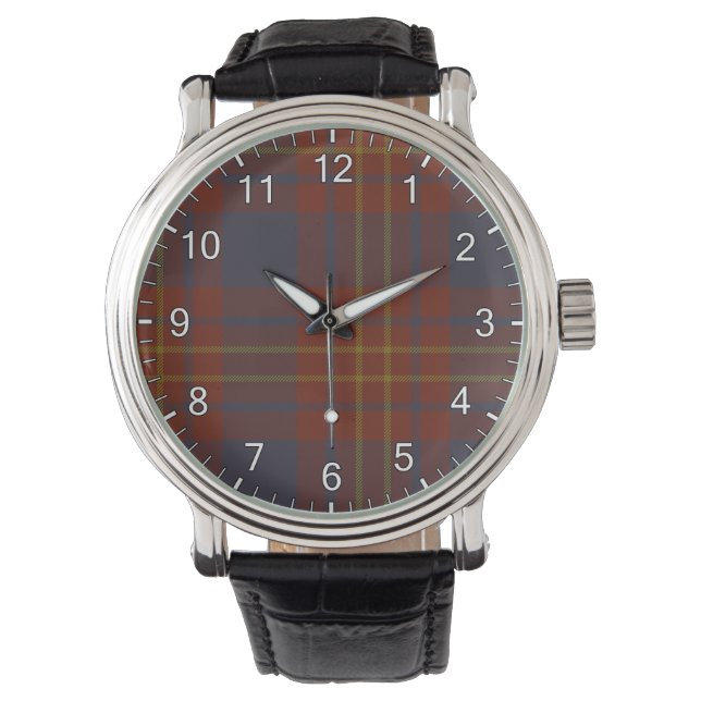 Reloj De Pulsera Butler Clan Tartan (Anverso)