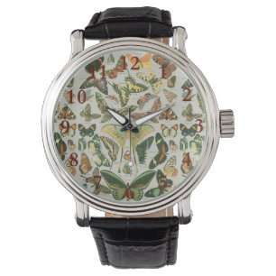 Reloj De Pulsera Butterfly Vintage Antiguo Butterflies Art