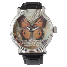 Reloj De Pulsera Butterfly Watch Ecclesiastes 3:11