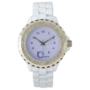 Reloj De Pulsera C - El alfabeto de Falck (azul)