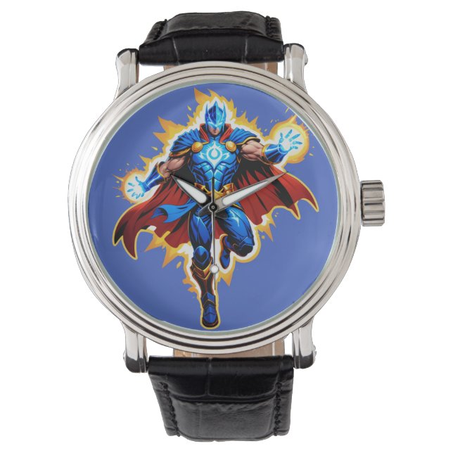 Reloj De Pulsera Caballero del Arco Celestial – Ascensión de Energí (Anverso)