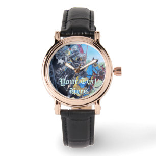 Reloj De Pulsera caballeros medievales históricos deambulando a cab