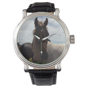 Reloj De Pulsera Caballo árabe marrón,