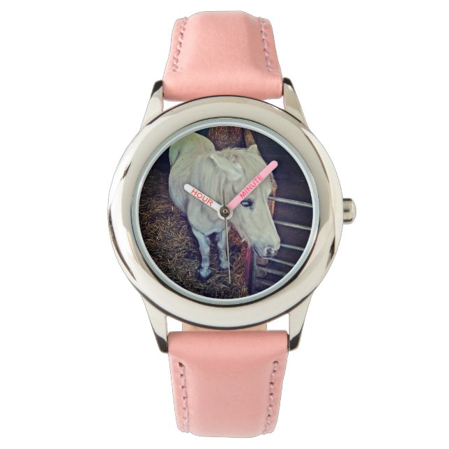 Reloj De Pulsera Caballo blanco (Anverso)