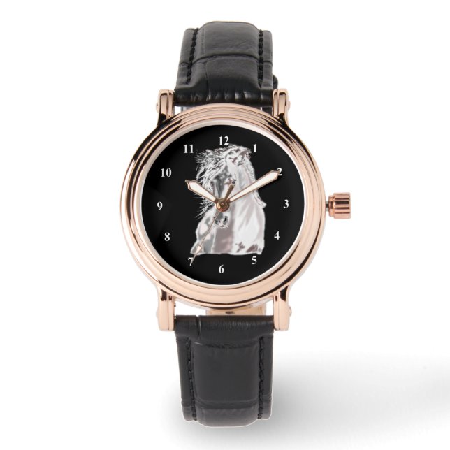 Reloj De Pulsera Caballo Blanco Black Watch (Anverso)