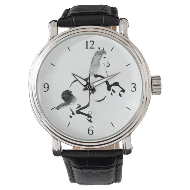 Reloj De Pulsera Caballo chino vintage (Anverso)