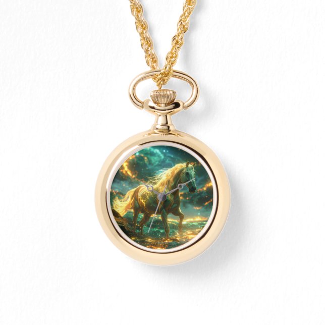 RELOJ DE PULSERA CABALLO DE FUEGO - ZODÍACO CHINO -  (Anverso)