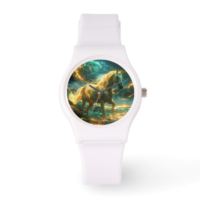 RELOJ DE PULSERA CABALLO DE FUEGO - ZODÍACO CHINO -  (Anverso)