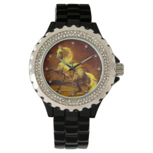 RELOJ DE PULSERA CABALLO DE GRIS DESPLEGADO