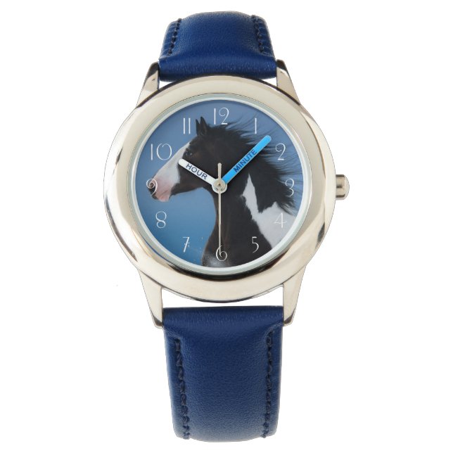 Reloj De Pulsera Caballo de pintura de Estados Unidos (Anverso)