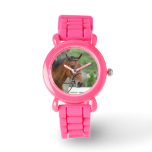 Reloj De Pulsera Caballo del árabe de la bahía
