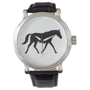 Reloj De Pulsera Caballo del Dressage en silueta