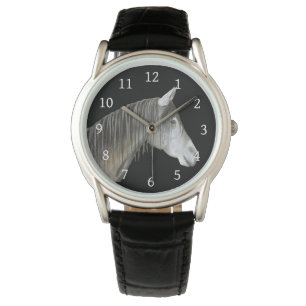 Reloj De Pulsera Caballo gris