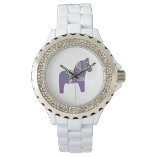 Reloj De Pulsera Caballo morado de dala