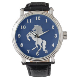 Reloj De Pulsera Caballo plateado