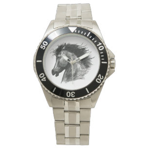 Reloj De Pulsera Caballo salvaje furioso