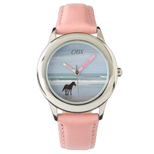 Reloj De Pulsera Caballo salvaje Outer Banks OBX NC