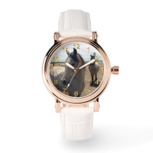 Reloj De Pulsera Caballos Árabes Escaneados,