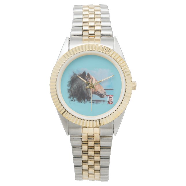Reloj De Pulsera Caballos/Cabalos/Horses (Anverso)