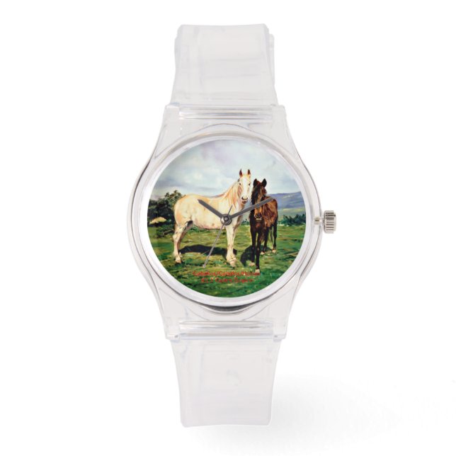 Reloj De Pulsera Caballos/Cabalos/Horses (Anverso)