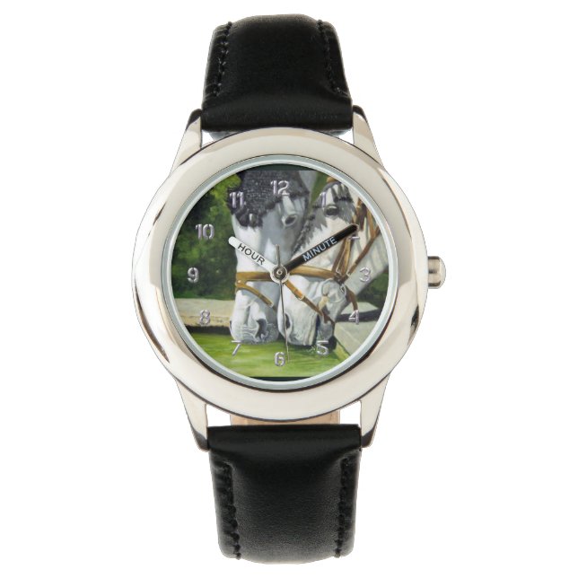 Reloj De Pulsera Caballos Hanoverian (Anverso)