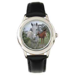 Reloj De Pulsera Caballos Peekaboo,