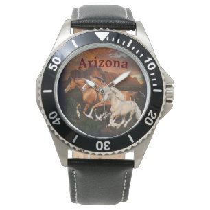 Reloj De Pulsera Caballos salvajes de Arizona