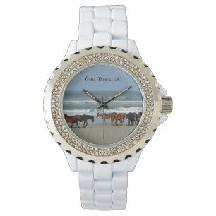Reloj De Pulsera Caballos salvajes Outer Banks NC