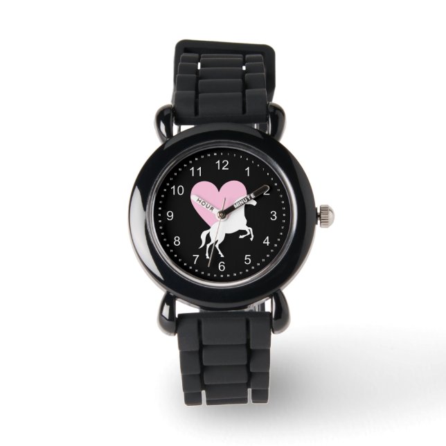 Reloj De Pulsera Caballos y amor (Anverso)